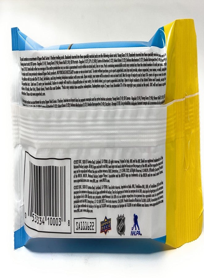 Upper Deck 2022-23 Series 1 Hockey Card Fat Pack (Contains 30 Cards) - Image 2