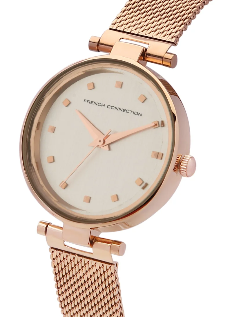 French Connection French Connection White Dial Women's Analog Watch 33 mm FCN00029D