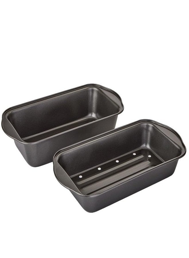 The Lakeside Collection Lakeside Nonstick Meatloaf Pan with Drain Tray Reduce Fat - Image 2