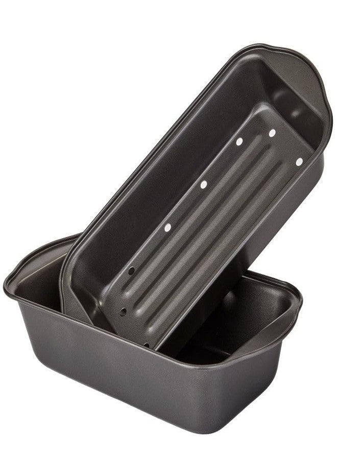 The Lakeside Collection Lakeside Nonstick Meatloaf Pan with Drain Tray Reduce Fat - Image 1