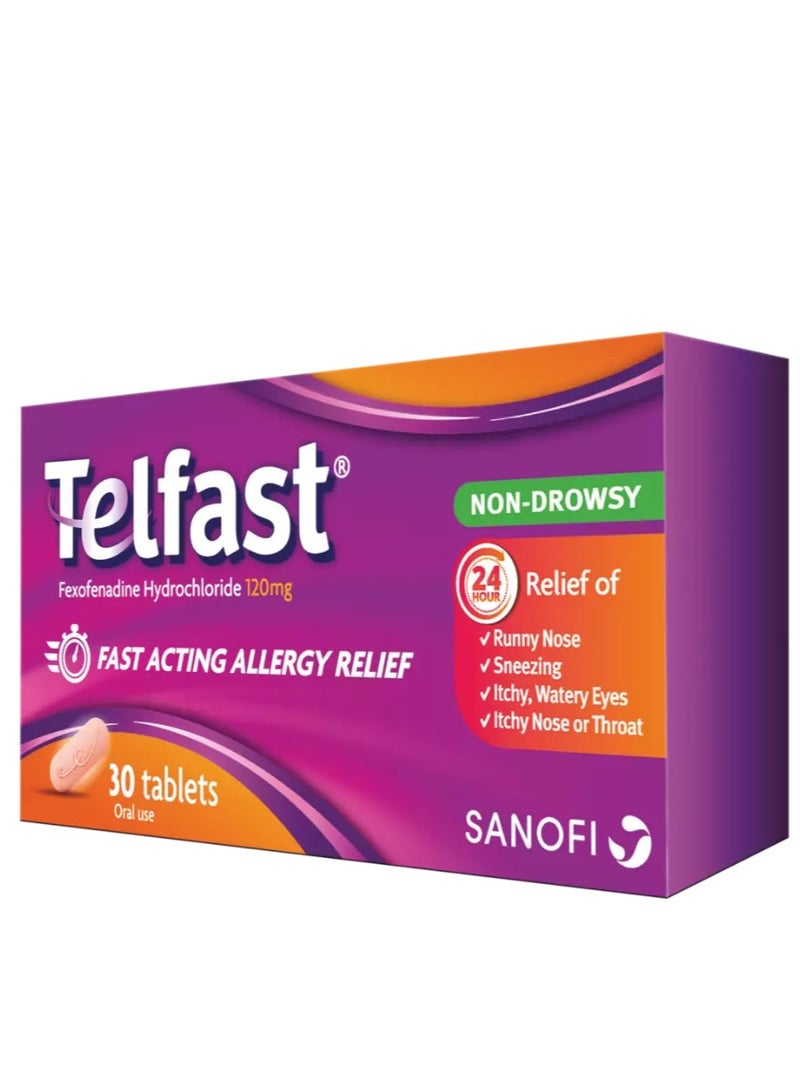 sanofi سانوفي أفينتس تيلفاست 120 ملغ - 30 قرص - Image 1