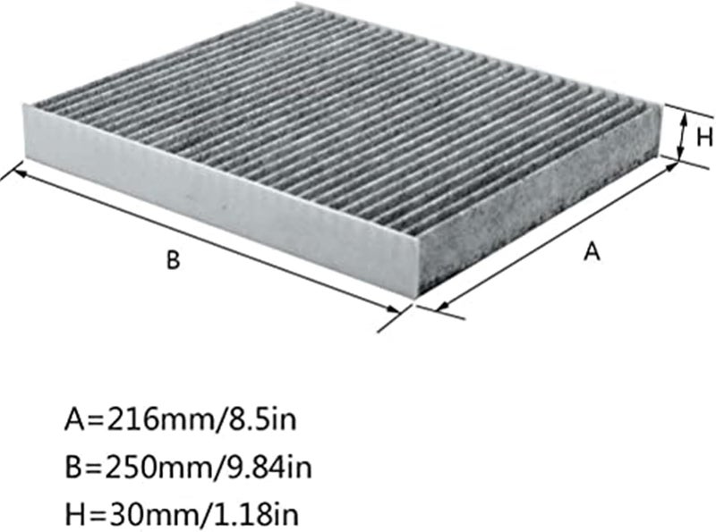 Wivplex Activated Carbon Cabin Air Filter - Image 3