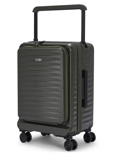 LIMRA Travel Bag From Limra Made Of PC Cabin Carry Check-In Luggage Trolley Size 20 inch Color Green