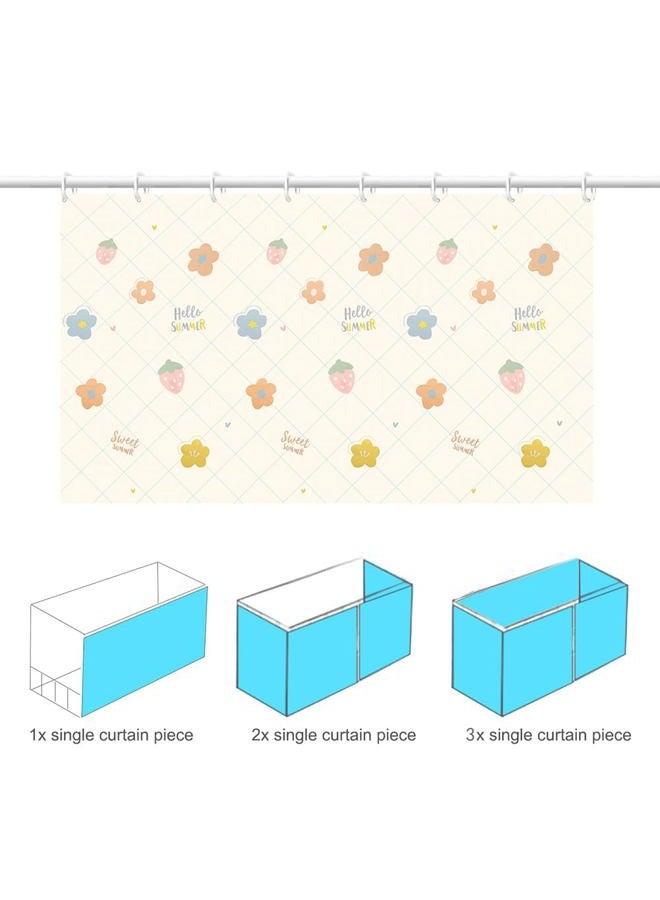 Ibluelover Bottom & Upper Home Dorm Bed Drapes Blackout Single Bed Cloth Bed Canopy Privacy Underbed Curtains Dustproof Bunk Bedding Tent Curtains - Image 2