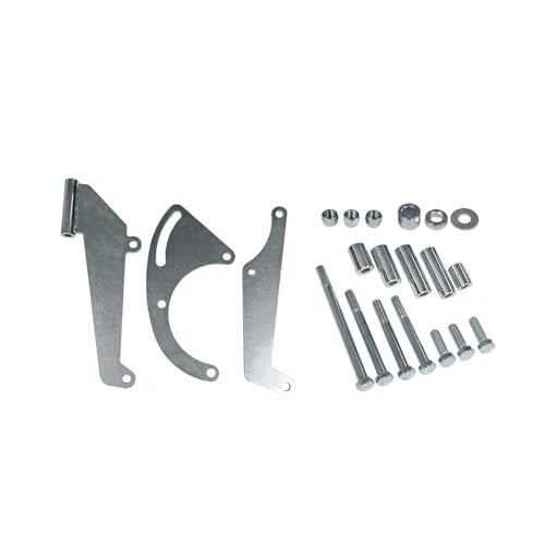 Lskioer AC Air Conditioning Compressor Mounting Bracket Fits for Small Block Chevy SBC LWP Long Water Pump Driver Side 9919L 119L - Image 1