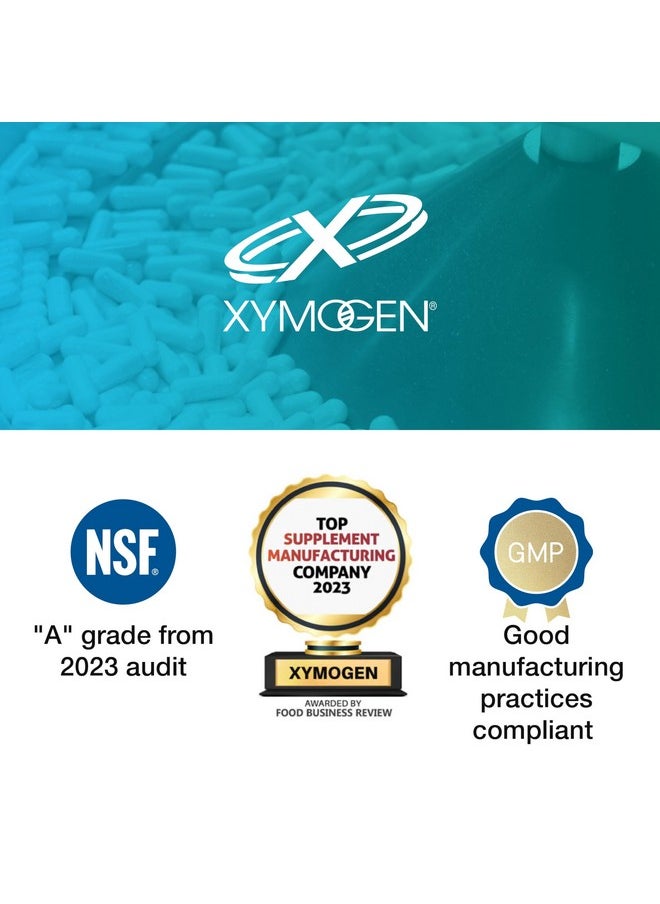 Health & Household - Xymogen Mood Food Es - Supports Calmness, Relaxation And A Healthy Mood With Active Folate, B Vitamins, 5-Htp, Gaba, Minerals, Suntheanine L-Theanine, Selenium (120 Capsules) - Image 1