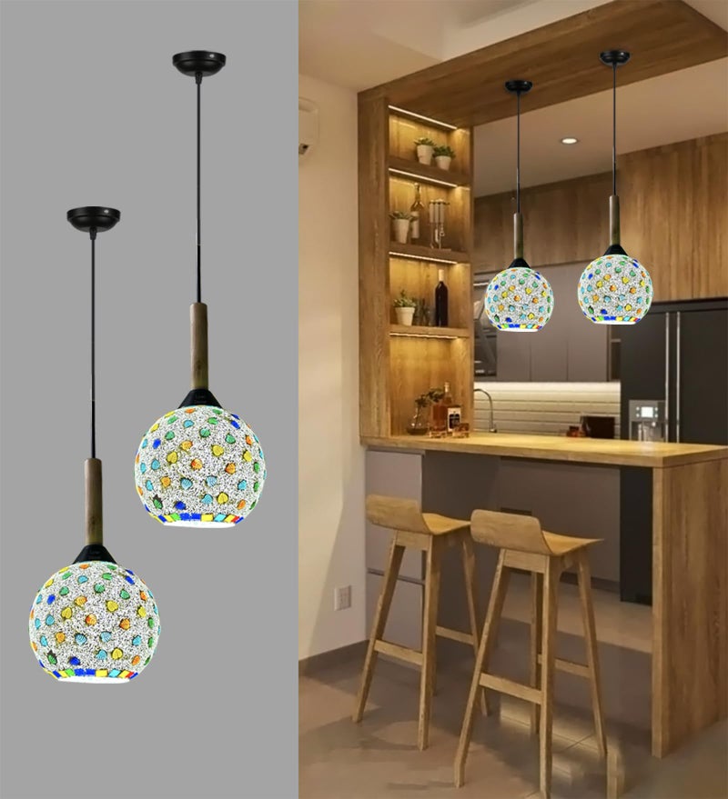Lyse Decor Hanging Lights for Bedroom, Hanging Lamps for Living Room, Hanging Lights for Restaurants, Jhoomar and Dining Table Lamps (Hand Crafted) - Image 1