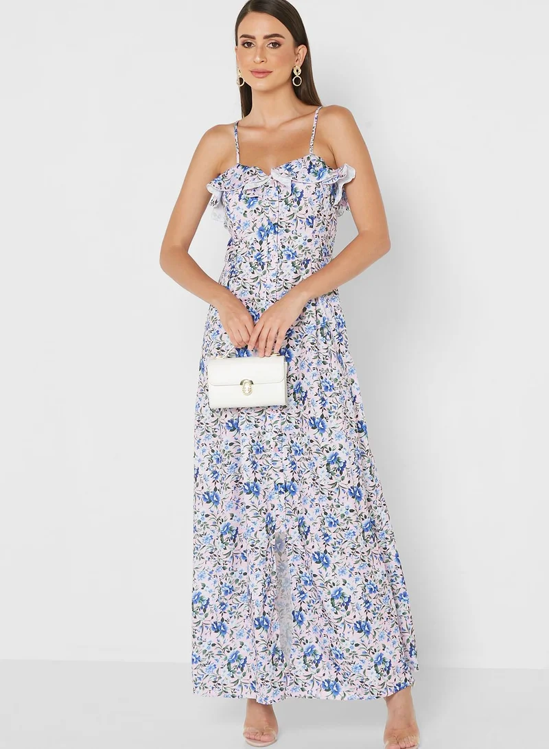 ELLA Printed Strappy Dress
