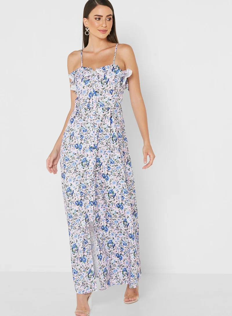 ELLA Printed Strappy Dress