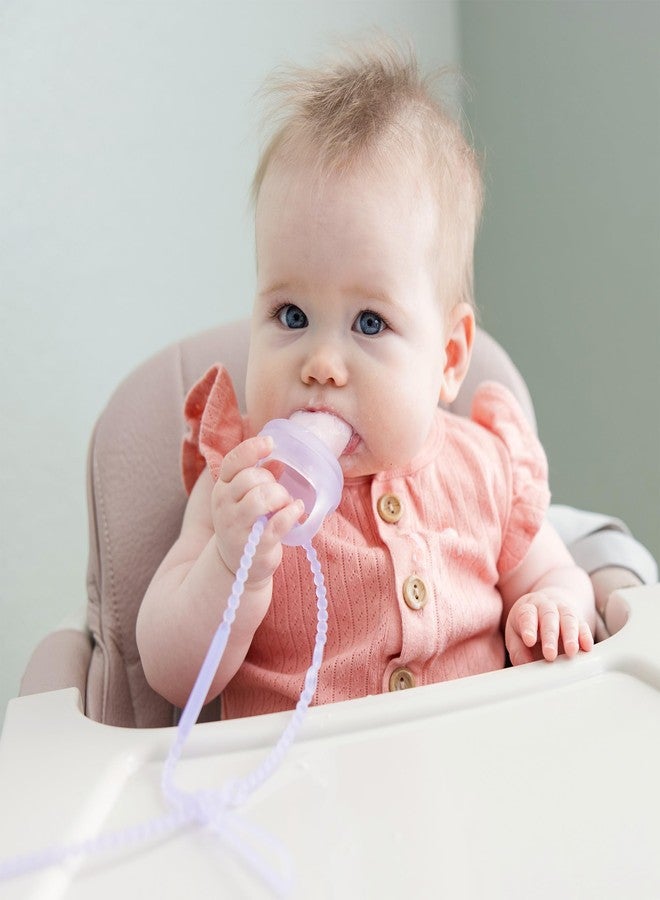 Olababy Silicone Strap for Baby Toys, Teethers, Sippy Cups, Bottles w Handles, Feeding Spoons, High Chairs, Strollers, Car Seats and Travel Essentials (2 Straps, Lemon) - Image 2