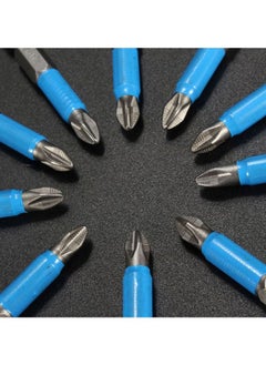 NIBEMINENT 10-Piece Phillips Cross Head Screwdriver Bit Set Grey/Blue  - Image 5