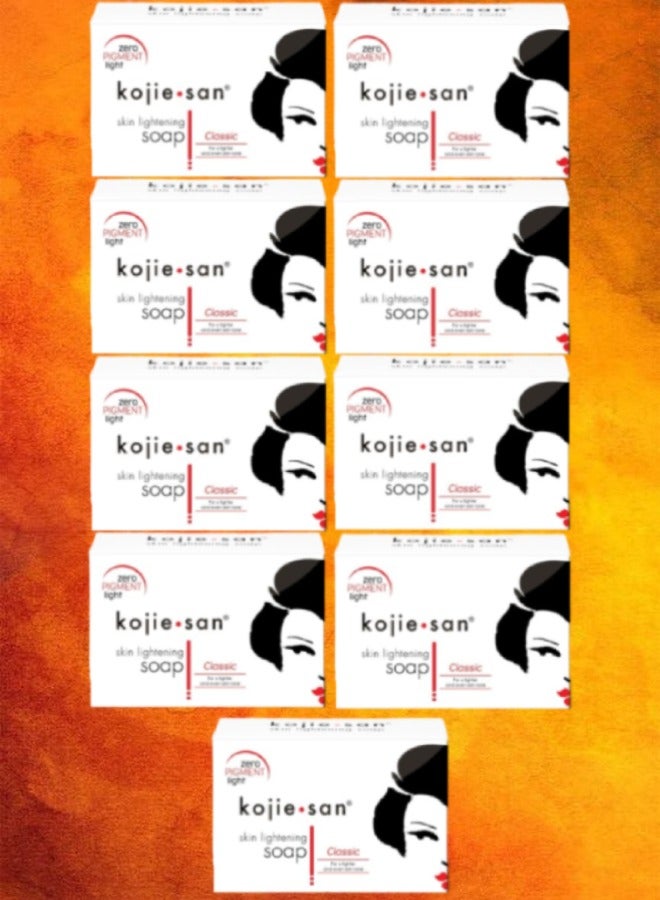 Kojie 9 Pieces Kojie San Skin Lightening Soap Classic 135g - Image 1