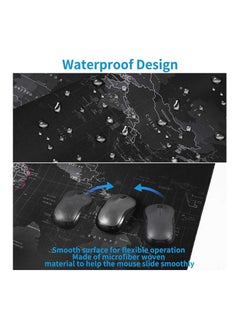 Generic Large Gaming Mouse Map Pad 1200×500×3MM ,with Non-Slip Base,Waterproof and Foldable Pad,Desktop Pad Suitable for Gamers,Suitable for Desktop,Office and Home  - Image 4