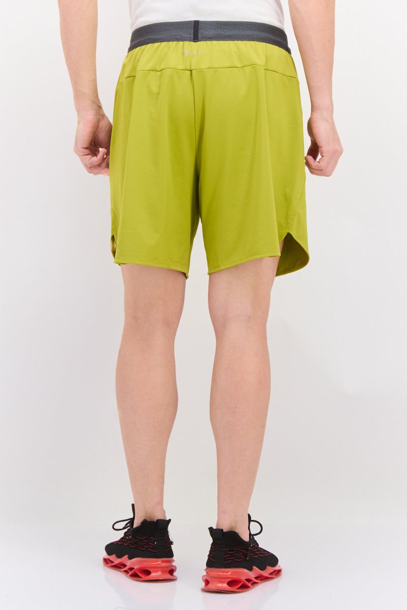 Adidas Men Sportswear Fit  7 Inseam Training Shorts, Green - Image 3