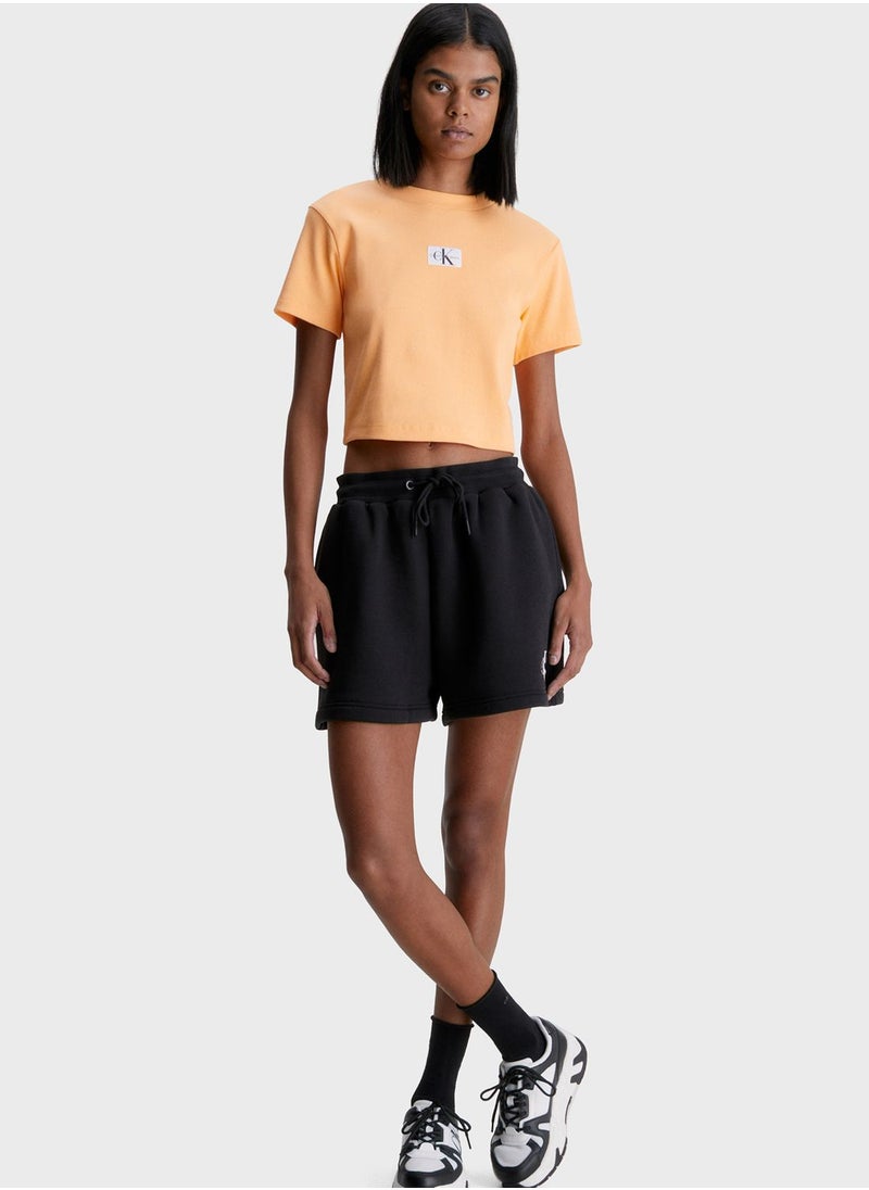 Calvin Klein Jeans - High Waist Logo Shorts - Image 1