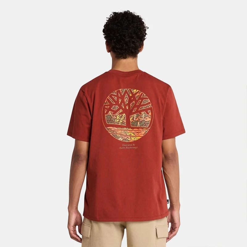 تمبرلاند تيشيرت إلوستريتد تري للرجال