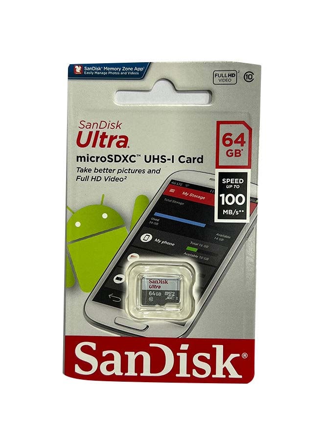 sandisk 64GB Ultra MicroSDXC Class 10 UHS-I Memory Card - Image 3