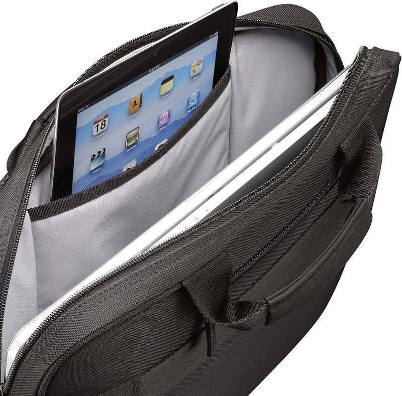 Case Logic 15-Inch Laptop and Tablet Briefcase in Black - Image 3