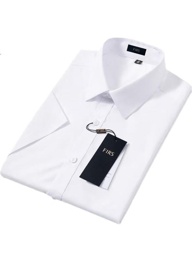 FIRS Men'S Wrinkle-Free Short Sleeve Shirt With Modal, Business Casual Dress Shirt For Men - Image 1