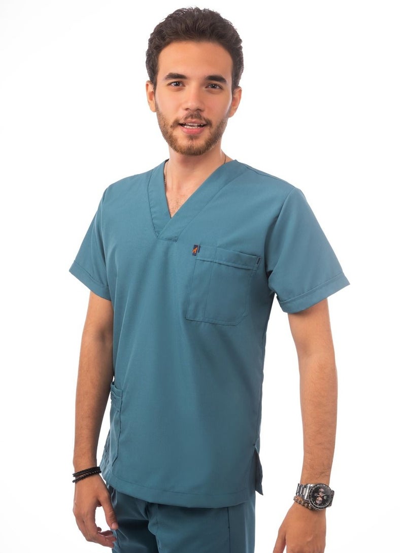 APEX مقشر رجالي كلاسيكي بلون أزرق مخضر داكن  - Image 2