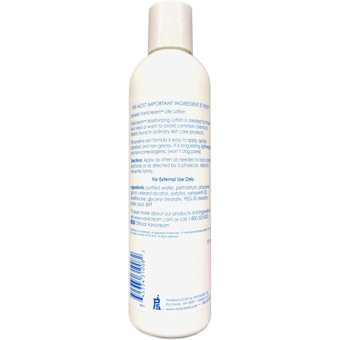 Vanicream Lite Lotion, Fragrance Free, 8 Fl Oz - Image 2