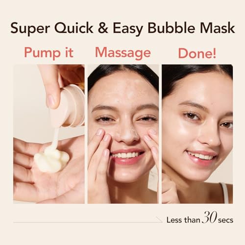 MENOKIN Korean Face Mask 5 sets [30 seconds Quick Bubble Mask] (Collagen, Brightening, Moisturizing, Soothing, Recovery),Hydration Improvement, Moisturizing, Easy-to Use,Glass Skin, 3.21 fl.oz - Image 4