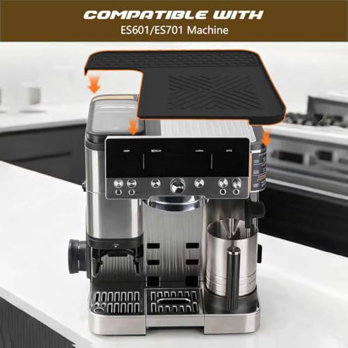 Handook Tamping Mat Compatible with Ninja Luxe Espresso Coffee Machine ES601 & ES701, Espresso Tamper Mat, Food Grade Silicone Non-Slip, Waterproof Heat Resistan (Black) - Image 2