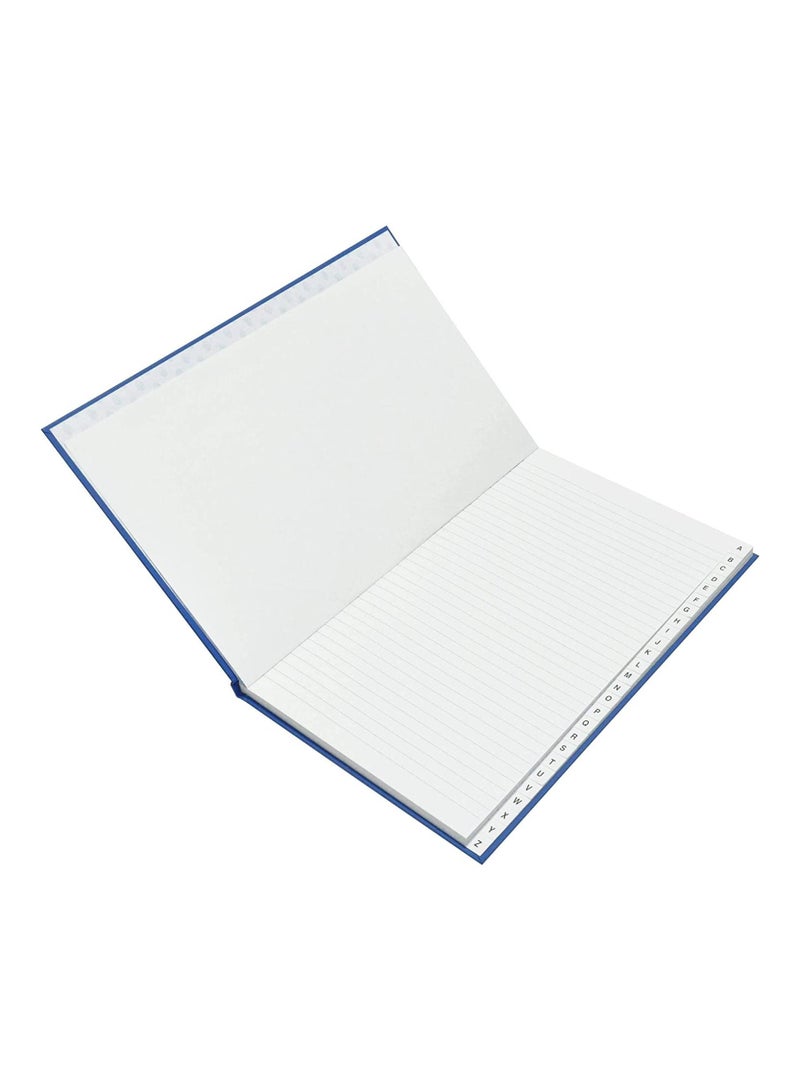 FIS Manuscript Books, 8 mm Single Ruled with English Index, 96 Sheets, 2 Quire, F/S (210 x 330 mm) Size - FSMNFS2QIE - Image 2