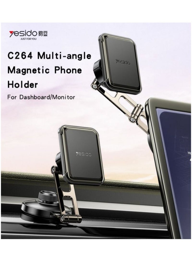 Yesido C264 Foldable Magnetic Phone Holder - Image 2