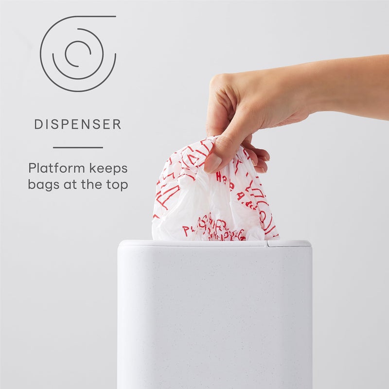 YouCopia StoraBag Space-Saving Plastic Bag Dispenser, Organizer for Kitchen Cabinet or Pantry Storage, One-Size, Speckled White - Image 2