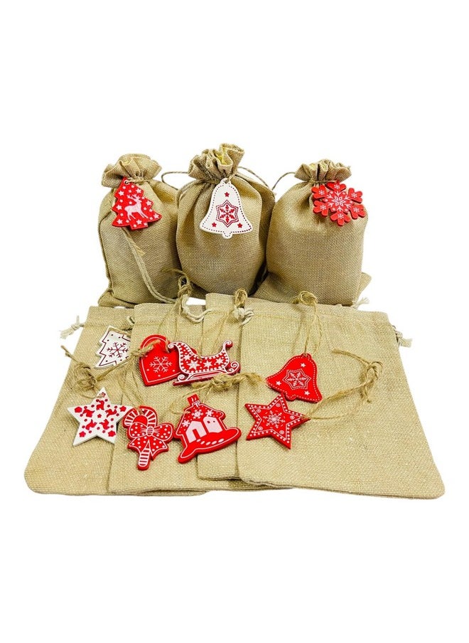 (7X 5 Inch) Burlap Drawstring Pouches With Red And White Christmas Ornaments, Jute (24) - pzsku/Z52068F0804A5FB0BF893Z/45/_/1735817927/e30483c6-e176-4b0c-987e-1b4833dc2a05