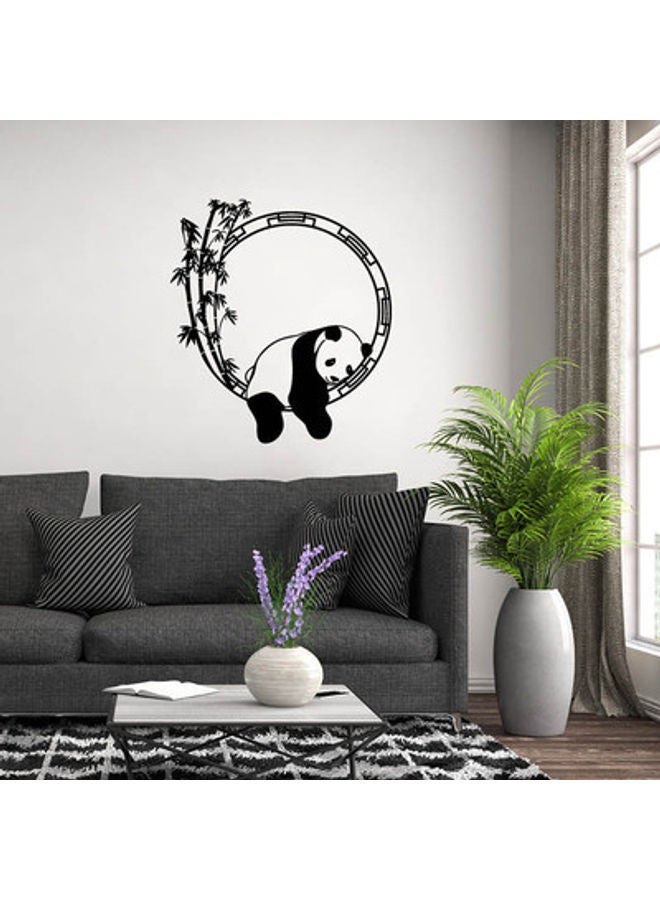 NIBEMINENT Sleeping Panda Wall Sticker Black/White 57x63cm 