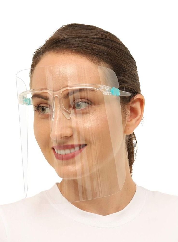 MedOne 10 Pieces Protective Face Shield Transparent - Image 2