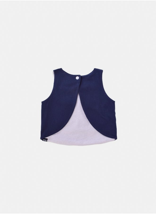 Junior Baby Girls Printed Shirt Bib  - Image 2