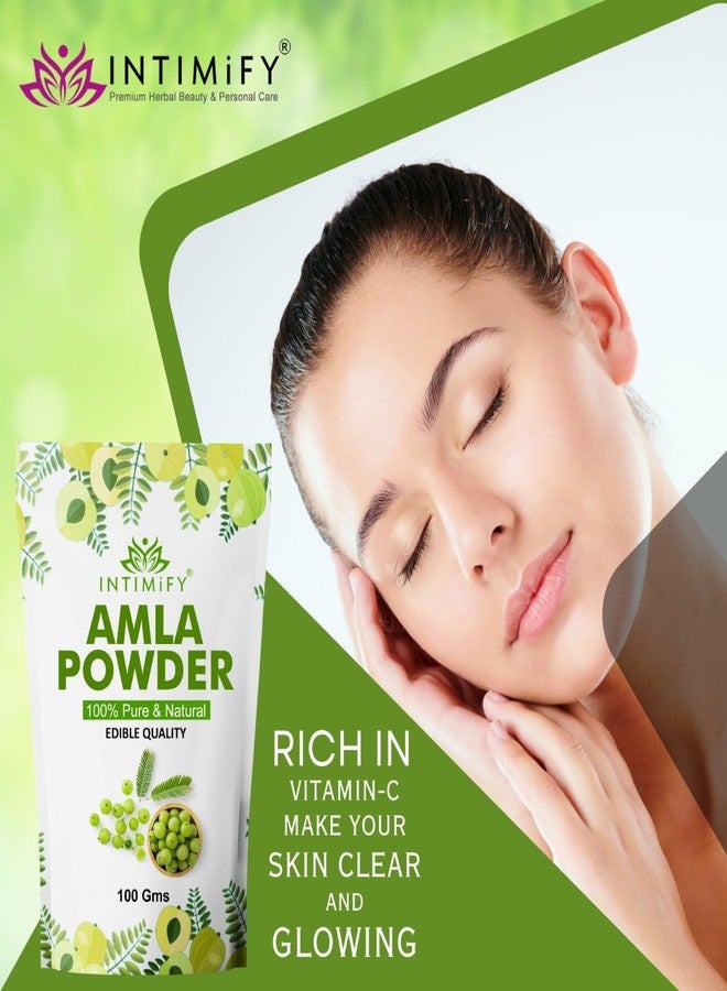 INTIMIFY Amla Powder For Hair Growth | Ideal for Hair, Eating, Drinking & Skin | For Women & Men - Image 3