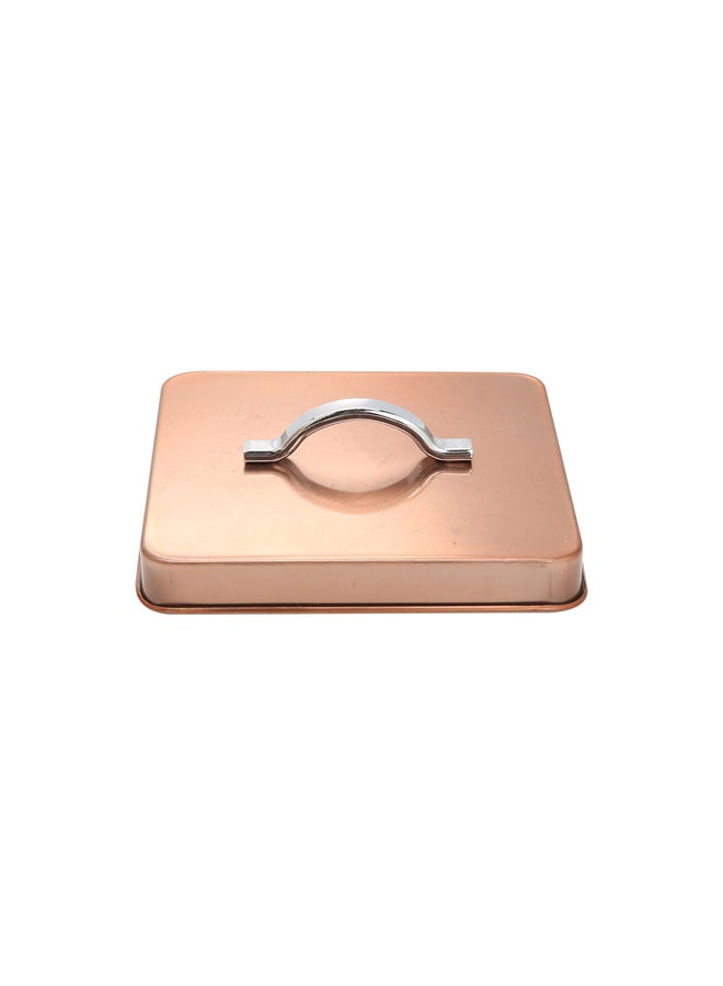 AL SANIDI Habb Al-Romman Steel Spices Storage, Tea, coffee and sugar storage for trips, Coppery, Size 12*16*18 Cm - Image 4