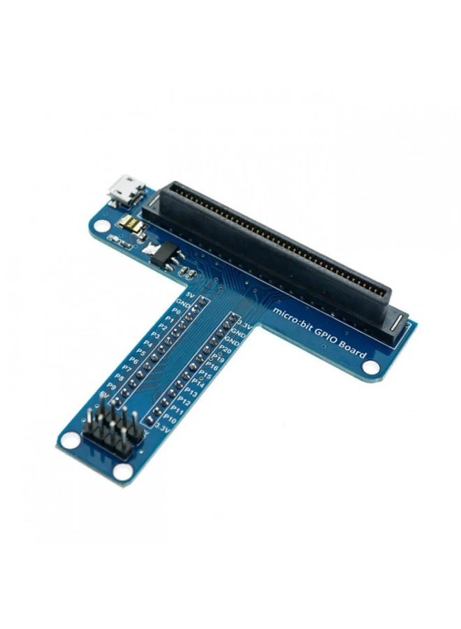 T-shaped GPIO expansion board for microbit
