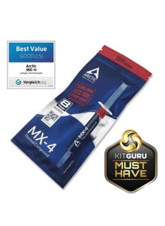 Arctic MX-4 Thermal Grease 2019 Edition Improved Distribution Efficiency CPU - GPU Low Thermal Resistance - Viscosity - Long Lasting - Non-Conductive 4g  - Image 4