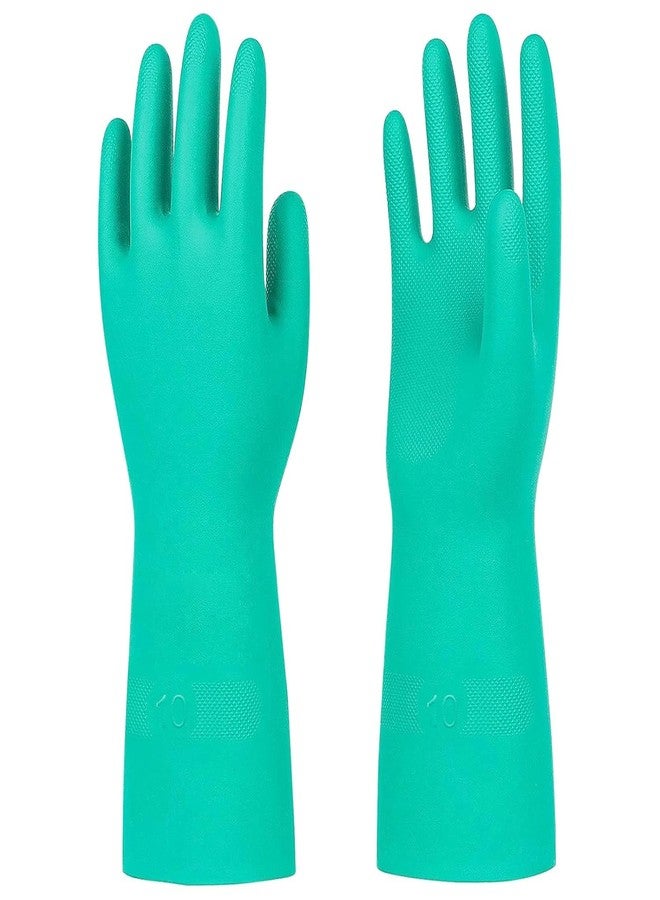 Reusable Waterproof Household Dishwashing Cleaning Rubber Gloves，Large (Pack of 1) - Image 1