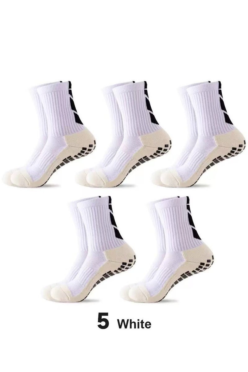 infino 5 Pairs of Non-Slip Grip Pads for Men's Football and Basketball Socks - Image 1