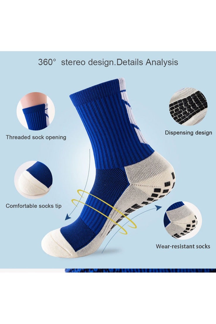 infino 5 Pairs of Non-Slip Grip Pads for Men's Football and Basketball Socks - Image 4