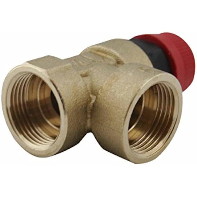 BOILER SAFETY PRESSURE RELIEF VALVE 1/2 INCH FXF-BSP PRESURE 1.5 BAR - Image 1