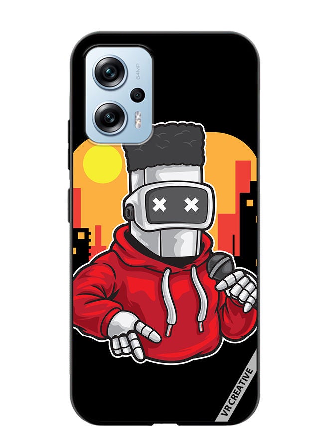 VR CREATIVE Protective Case Cover For Xiaomi Poco X4 GT Robot Dancer Design Multicolour - Image 1