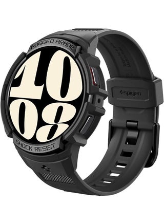 Rugged Armor Pro for Samsung Galaxy Watch 6 40mm Case Cover with Band (2023) - Black - pzsku/Z52073E74A2F9F7384D63Z/45/_/1692863219/0659bd16-2755-4b38-9998-a592e2bf6803
