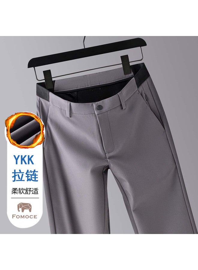 Fomoce men's Business Casual Straight-leg Pants For Spring/fall - Image 2