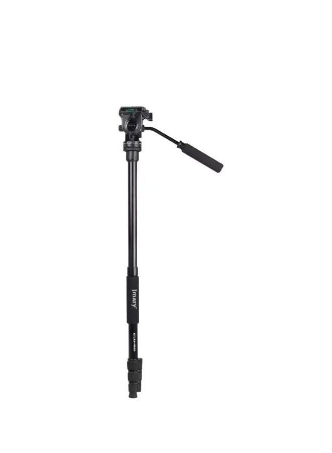 Jmary JMARY KT285+NB50 Extendable Height Tripod Stand with Hydraulic Head – Black - Image 3