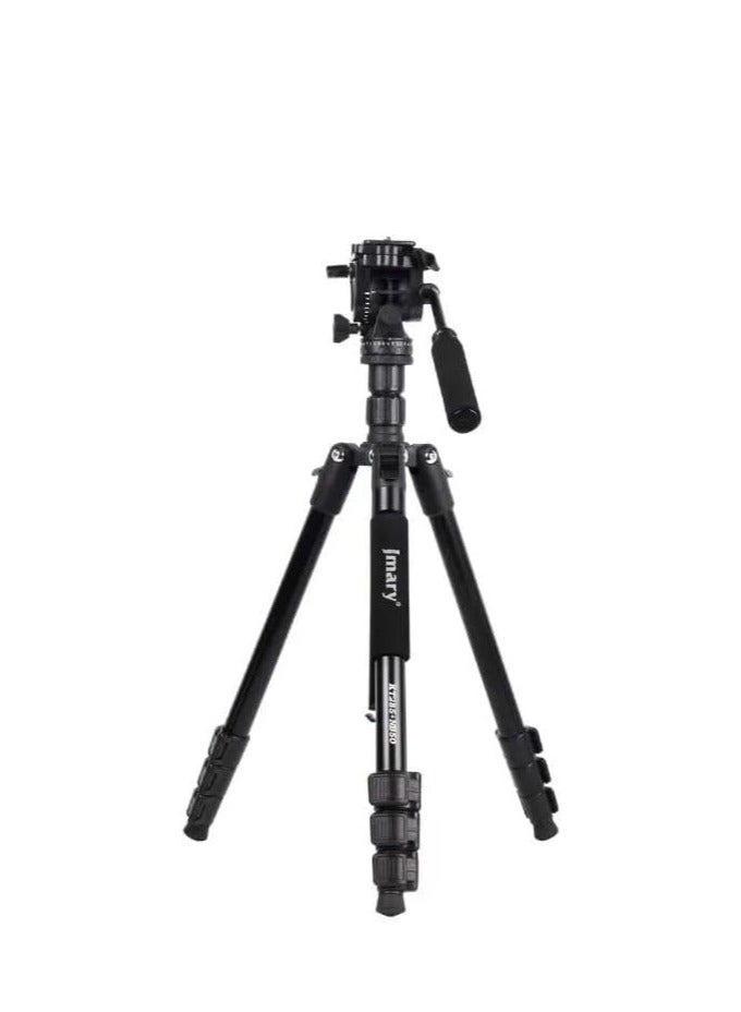 Jmary JMARY KT285+NB50 Extendable Height Tripod Stand with Hydraulic Head – Black - Image 2