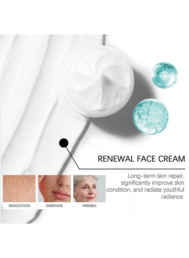 Hoygi 14-Day Skin Beauty Regimen,  Renewal Face Cream, Anti-Wrinkle Skin Repair Face Cream, Brightening Facial Cream, Dark Spots Cream,Face Wrinkle Cream for All Skin Types 50g - Image 3