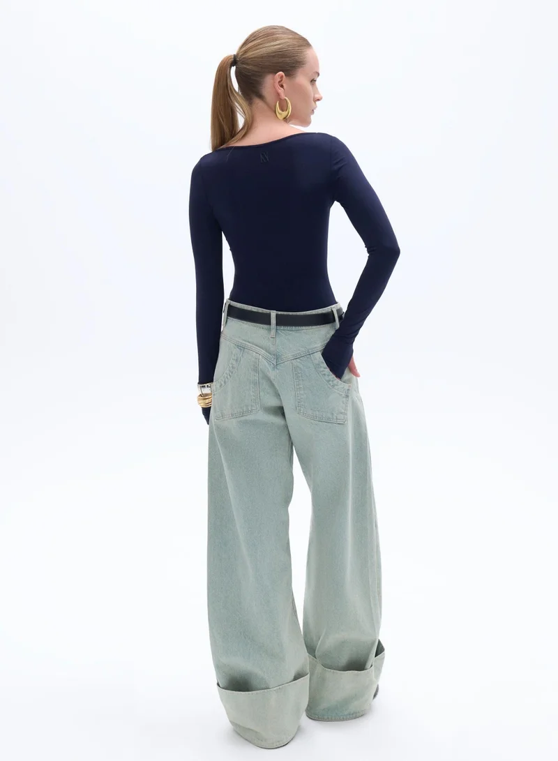 Nocturne Crew Neck Bodysuit