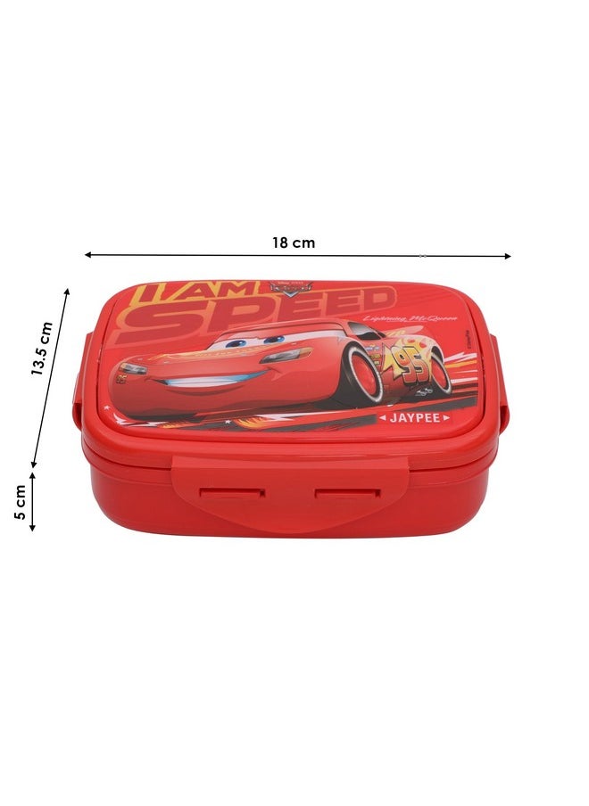 JAYPEE JAYPEE Steel Tek Jr. Insulated Lunch Box Disney Car,Red, 400 ml | Airtight Tiffin Box for School Kids Inner Stainless Steel Mini Box | Bpa Free  - Image 4